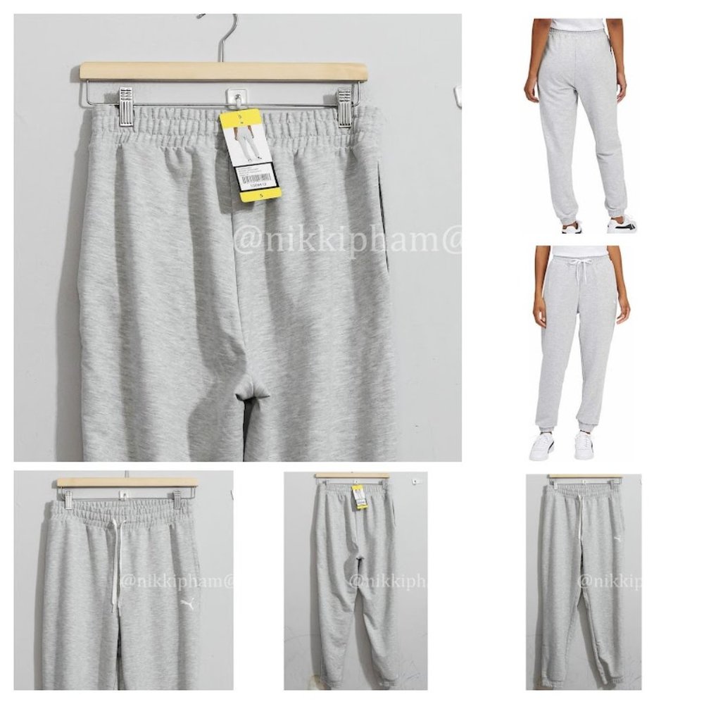 NWT Puma Women's Jogger Refined Track Pants in gray